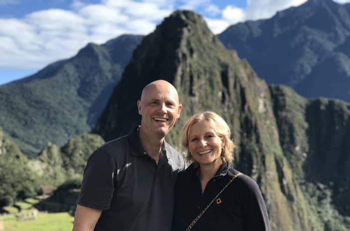 Elke Steinbach und Hans-Martin Beck in Machu Picchu