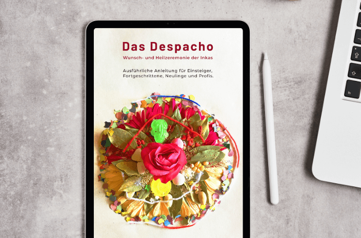 Mockup Tablet Despacho (704 x 465 px) Magie des Lebens ist der Einführungskurs in die Inka-Tradition